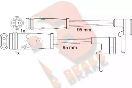 Контакт R BRAKE 610333RB